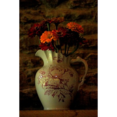 Pitcher and Flowers